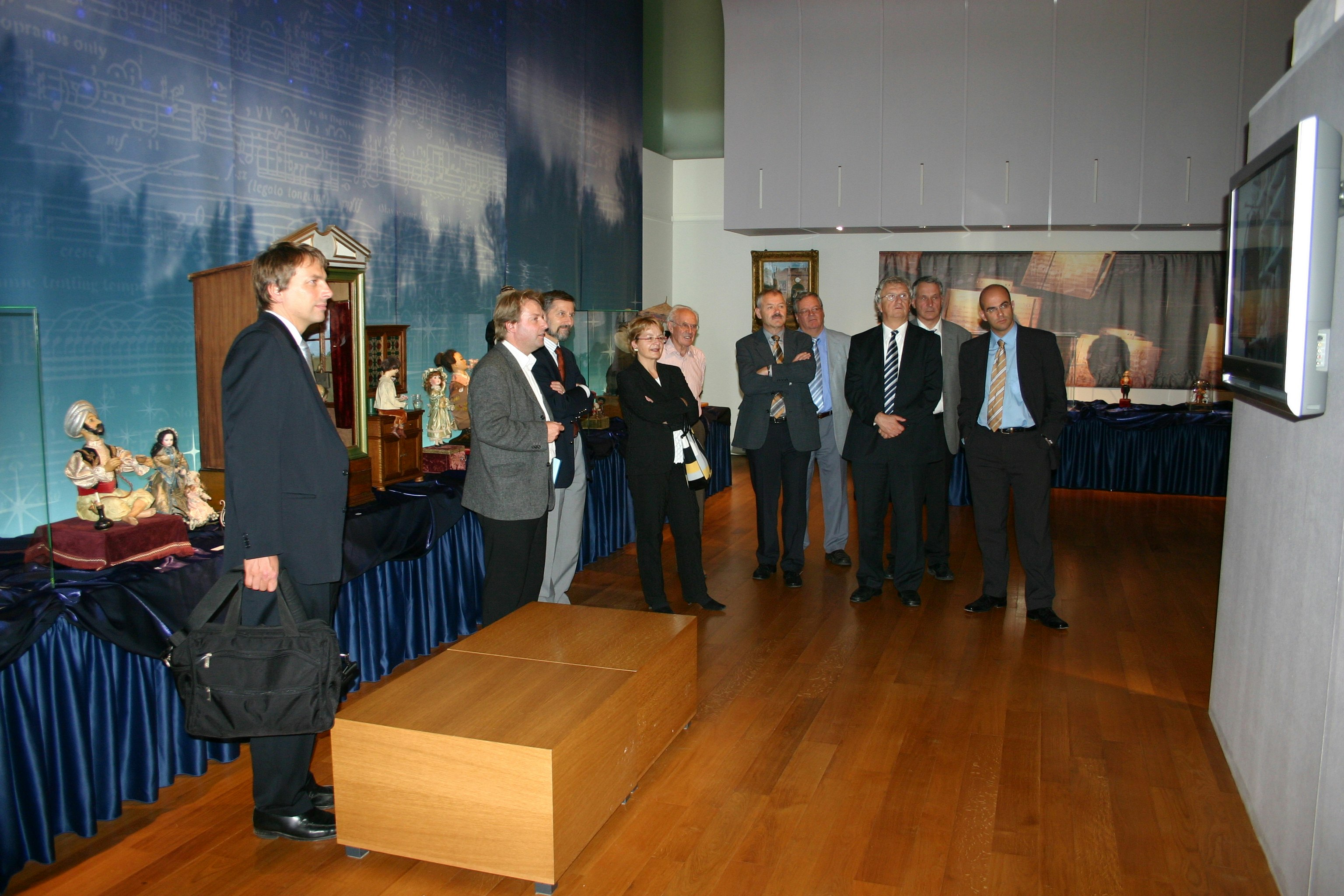 Besuch Büro des Ständerats mit Ständeratspräsident Rolf Büttiker 2006