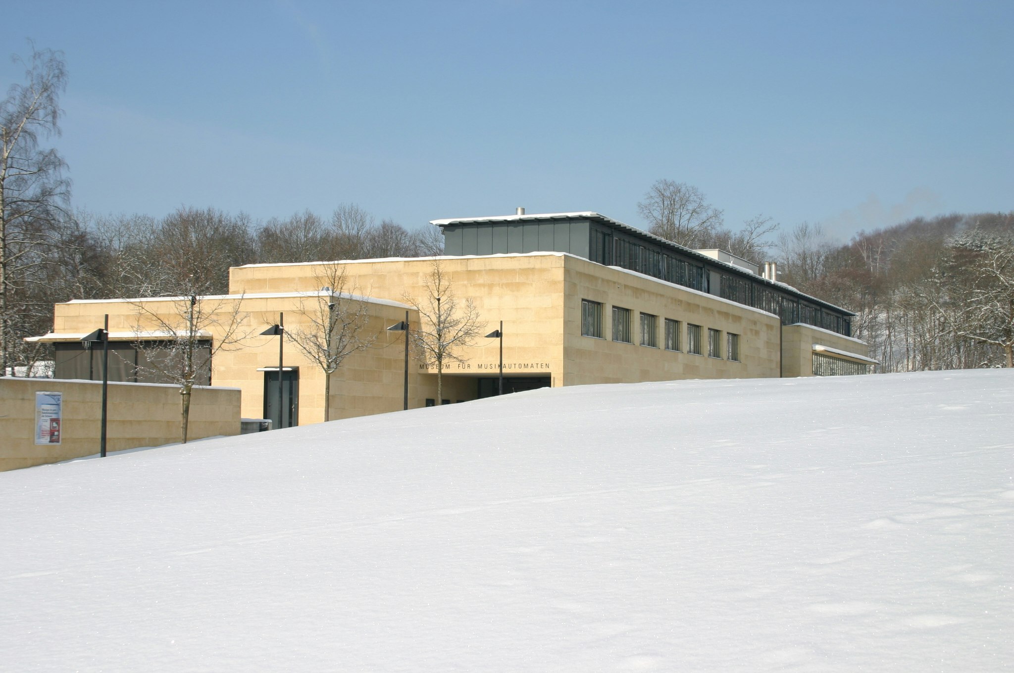 Das Museum ist auch im Winter geöffnet