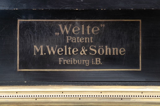 Welte-Gaveau Firmenschild