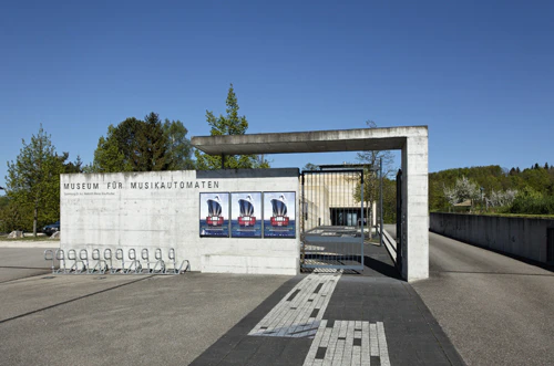 In front of the museum