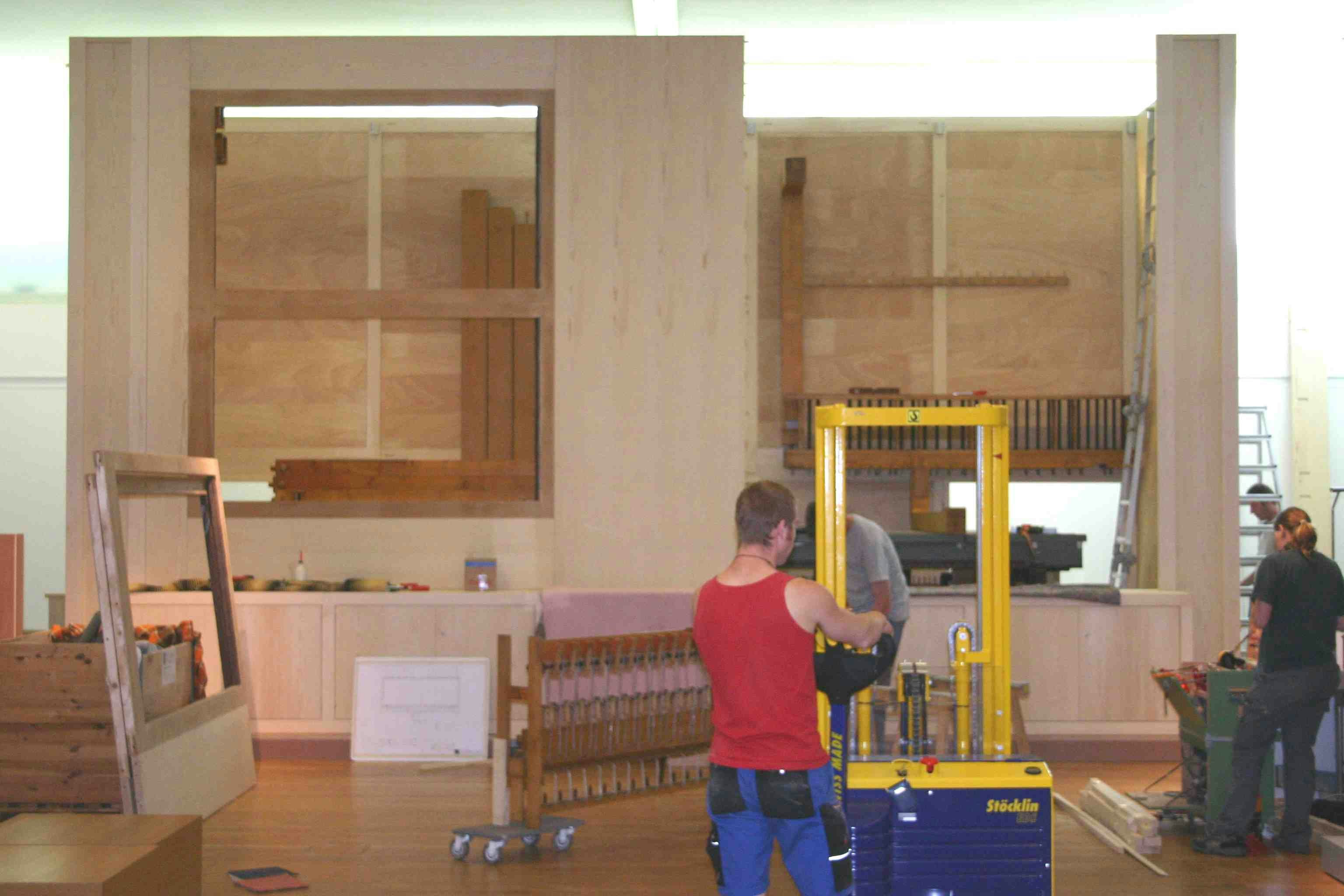 Remontage de l’orgue