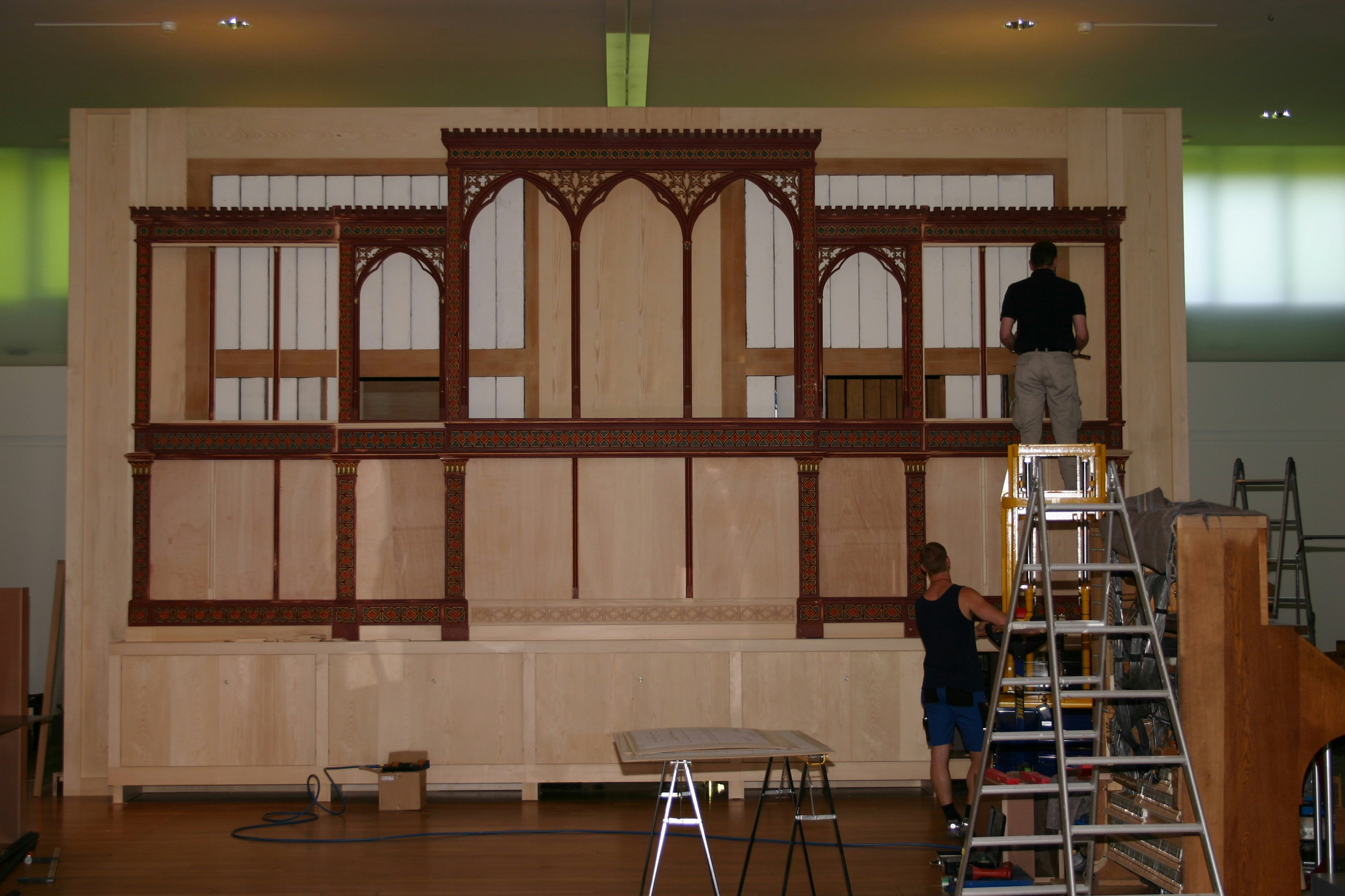 Remontage de l’orgue