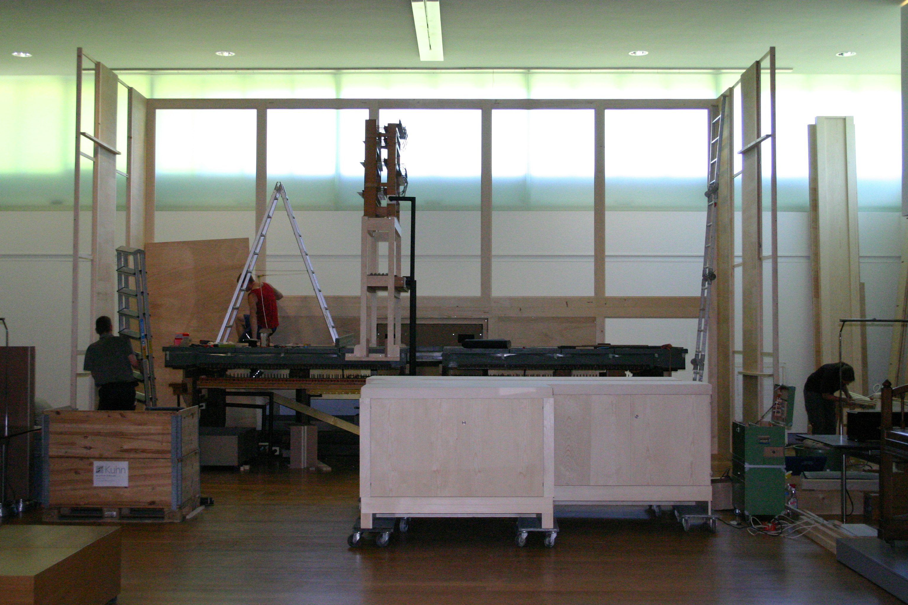 Remontage de l’orgue