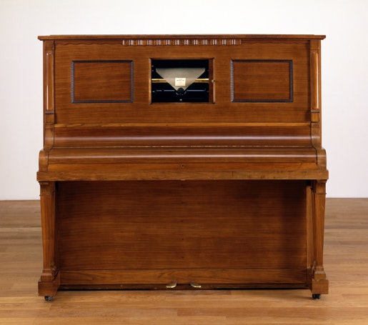 Pianola Gaveau/Welte, ouvert