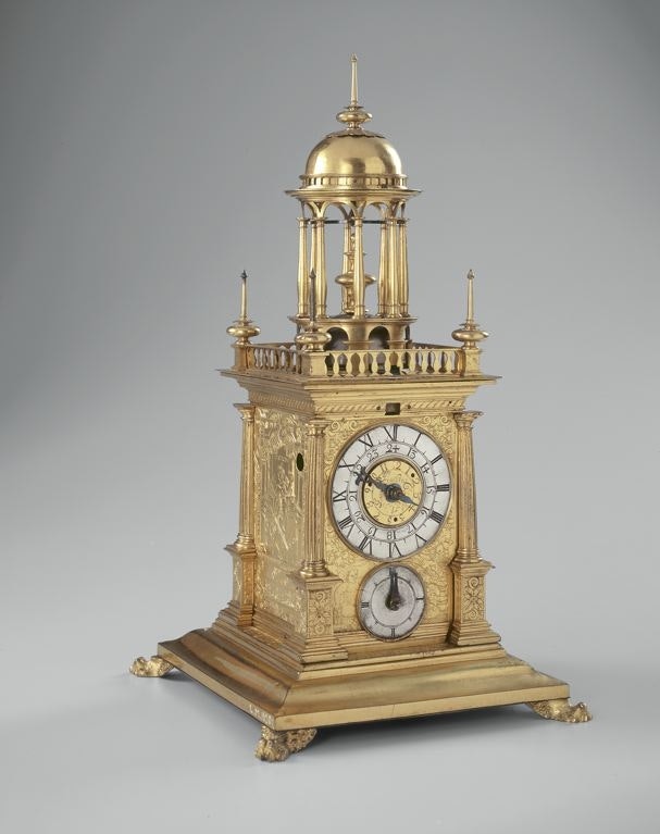 Orologio da tavolo (orologio a tabernacolo), metà del Seicento