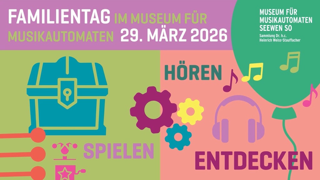 Familientag im Museum für Musikautomaten: Werdet zu Klang-Entdeckern! 