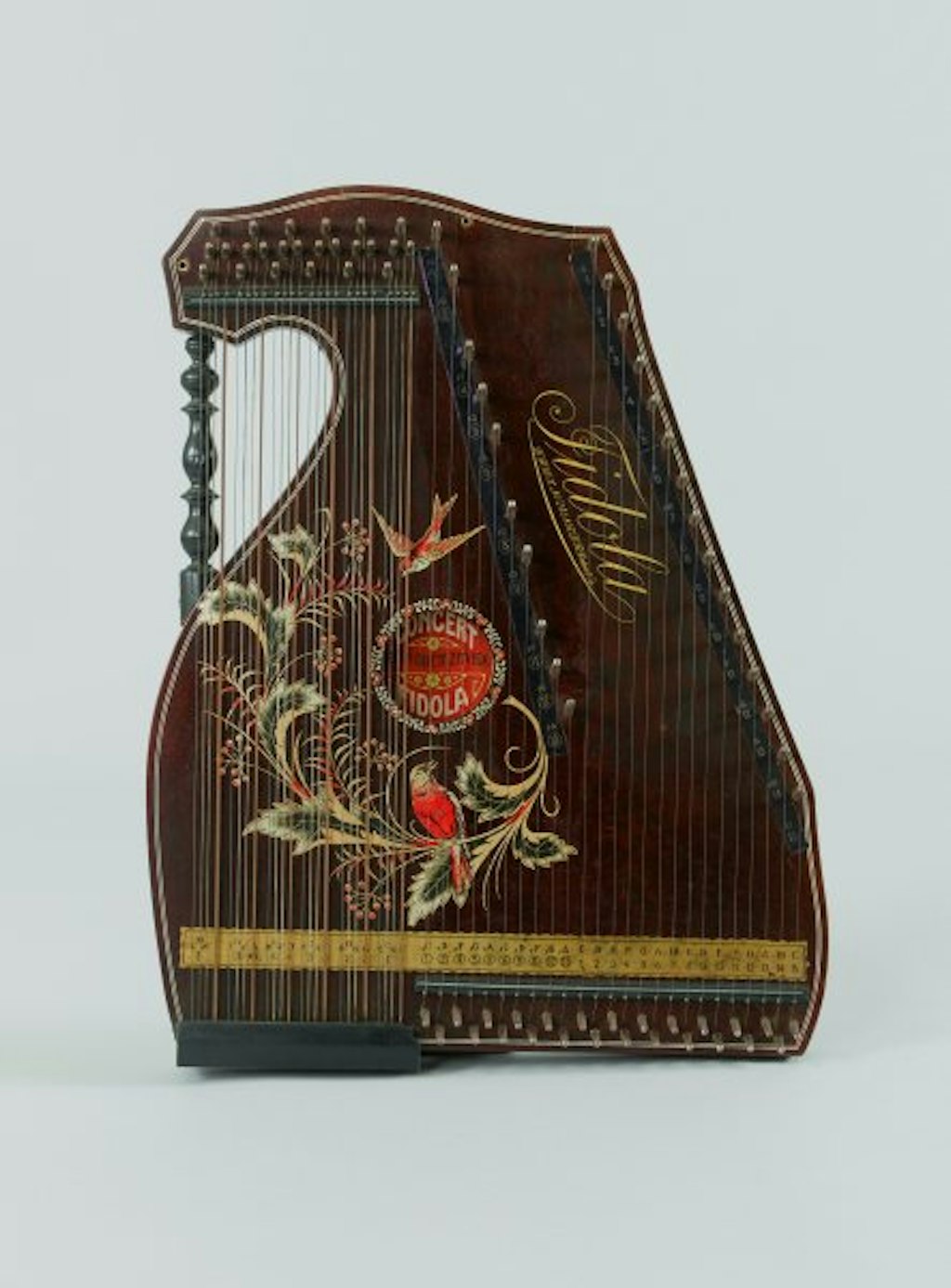 Bereich Hausmusik: Violin-Gitarre-Duettzither, Josef Fischer, Brunndöbra, um 1930