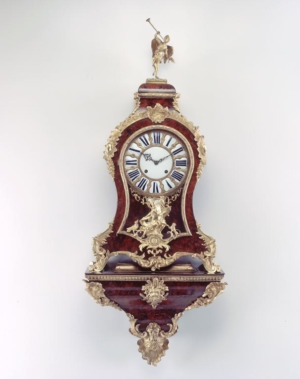 Orologio da muro su consolle, metà del Settecento