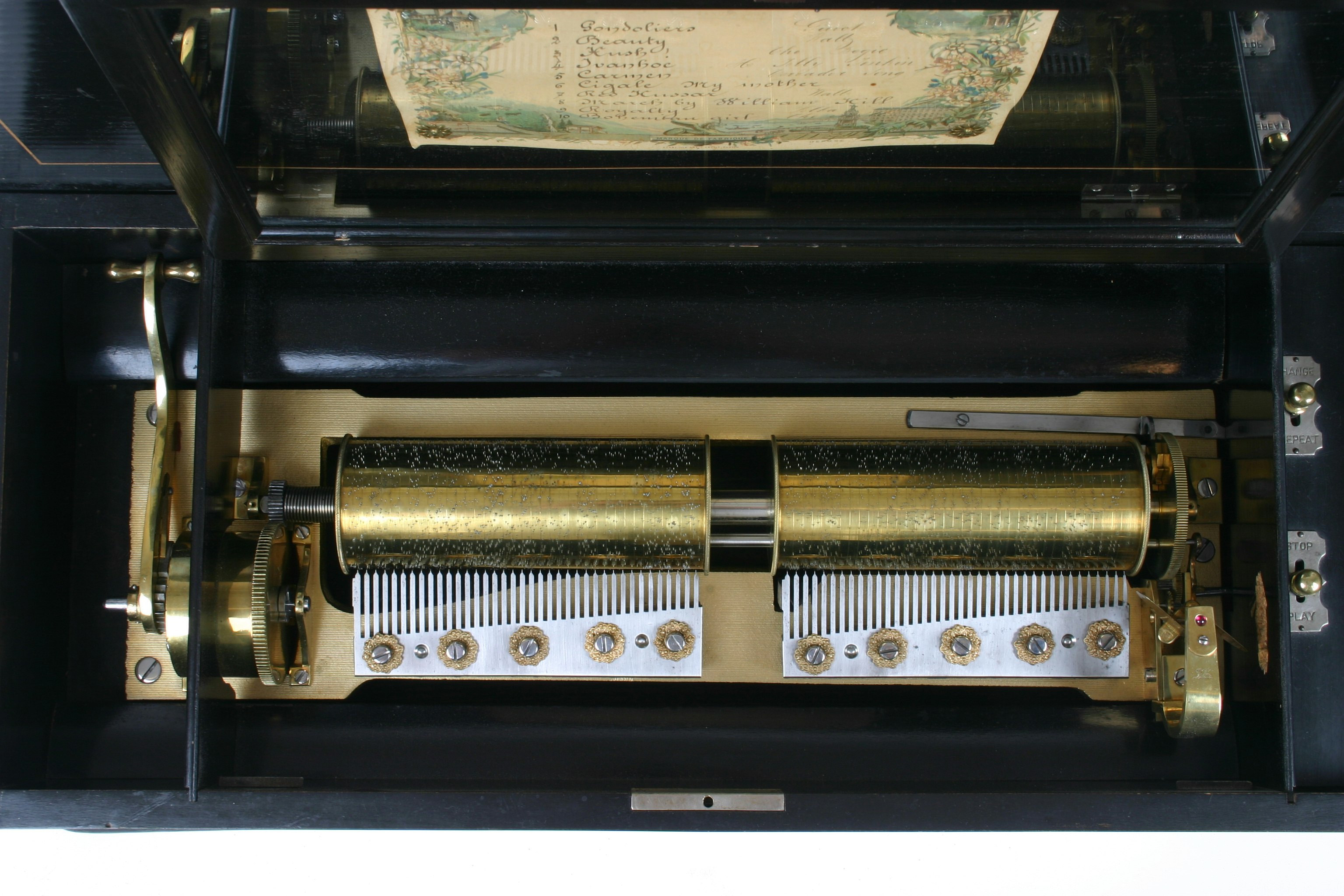 Scatola musicale „Duplex“, Ami Rivenc, Ginevra verso 1890